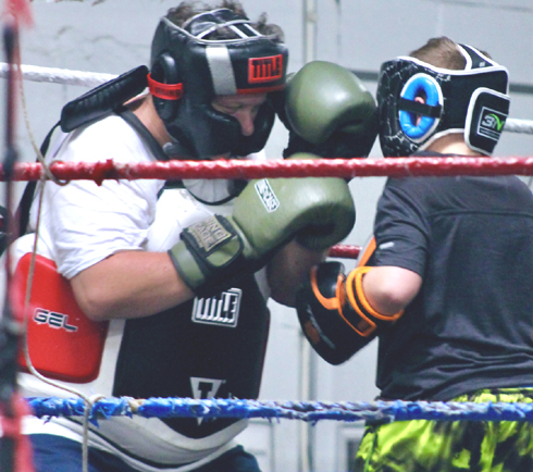 Training at White Rock Boxing